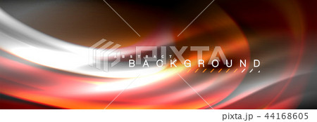 Fluid color wave line background. Trendy abstract layout template for business or technology 44168605