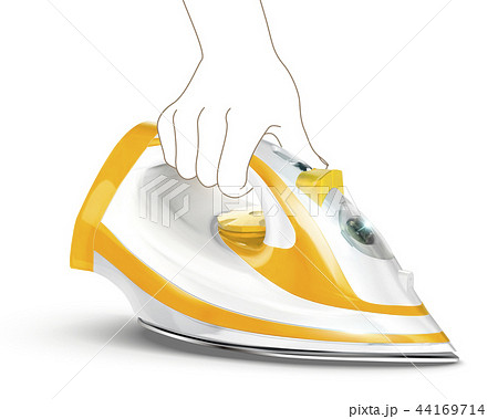 Hand holding a iron 44169714