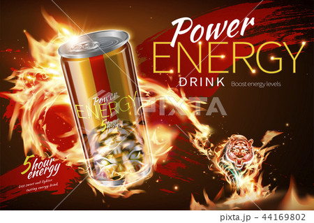 Power energy drink ads 44169802