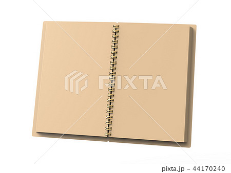 Kraft paper open notebook 44170240