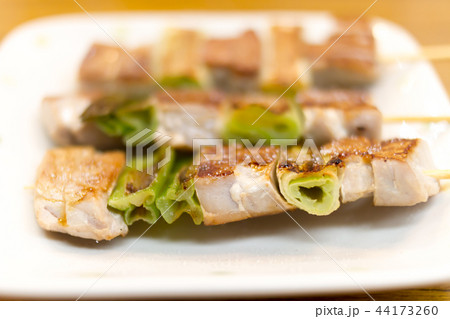 マグロ　ねぎま　串焼き 44173260