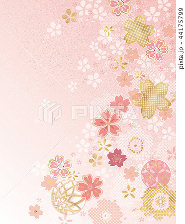 traditional Japanese design kimono / pink 44175799