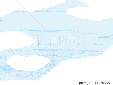 空　雲　背景　水彩　 44176559