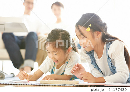 家族のライフスタイル 44177429
