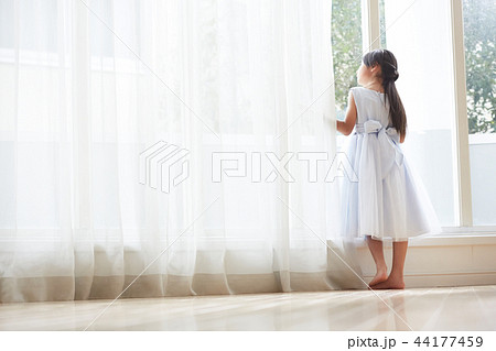 ドレスを着た女の子 ドレスを着た女の子 44177459