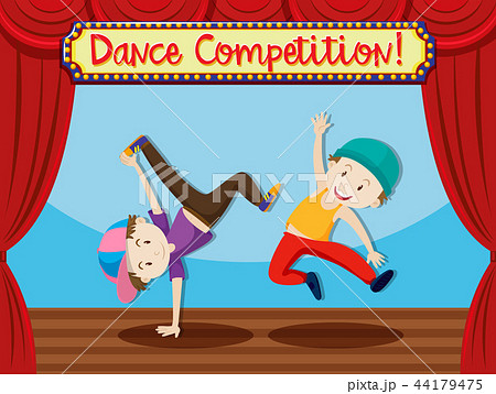 Street dance competition on stage Street dance competition on stage 44179475