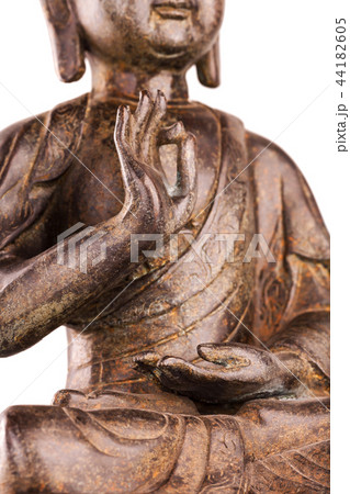 Buddha's hands in position vitarka mudra. 44182605