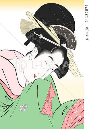 歌麿のなくて七癖-緑 歌麿のなくて七癖-緑 44182675