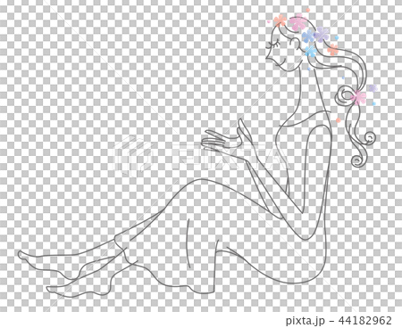 Woman image illustration 44182962