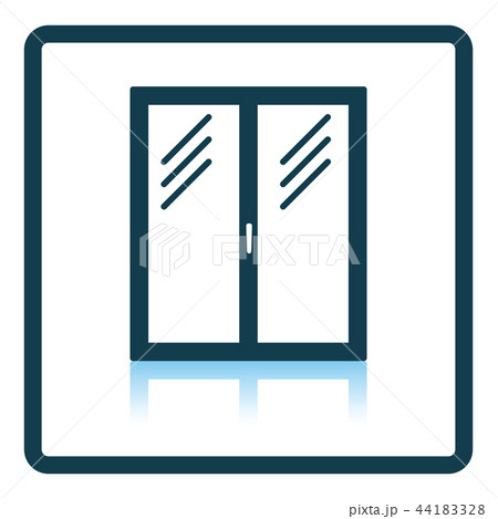 Icon of closed window frame 44183328