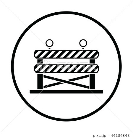 Icon of construction fence Icon of construction fence 44184348
