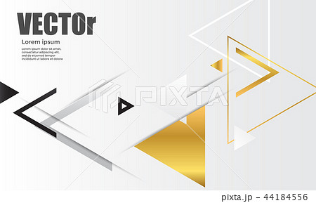 Abstract gold geometric Abstract gold geometric 44184556