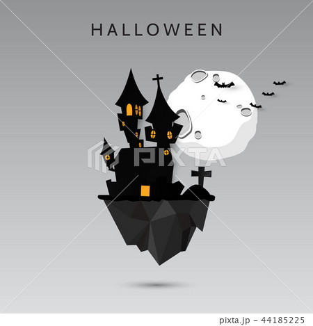 Castle Halloween Banner background. 44185225