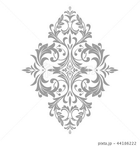 Damask graphic ornament. Floral design element.  44186222