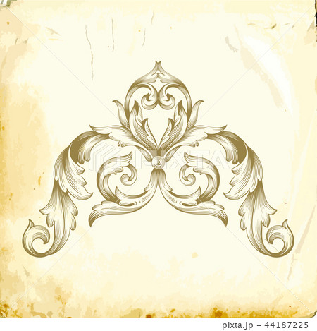 Vector baroque of vintage elements for design.  44187225