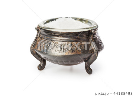 Vintage bowl with salt 44188493