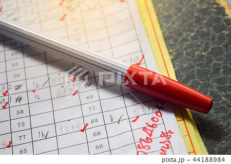 red pen and business paper in business office 44188984