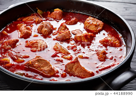 Red Chile and Pork Stew, close-up 44188990