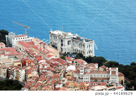 Aerial View Of The Oceanographic Museum of Monaco 44189629