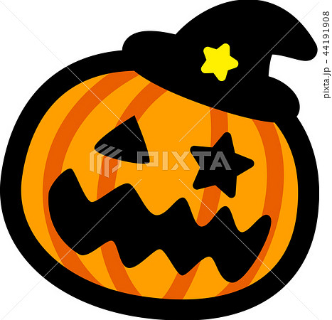 ハロウィン かぼちゃ おばけのイラスト素材 44191908 Pixta