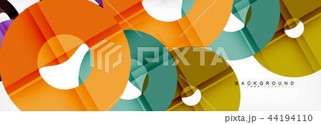 Geomtric modern backgrounds, rings abstract template 44194110