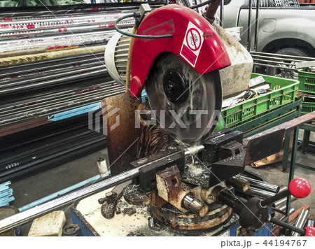 Cutting pipe steel. Cutting pipe steel. 44194767
