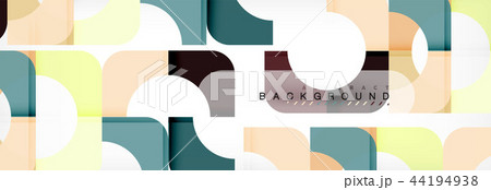 Geometric squares abstract banner. Vector illustration for business brochure or flyer, presentation Geometric squares abstract banner. Vector illustration for business brochure or flyer, presentation 44194938