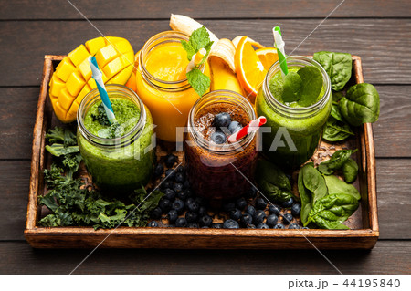 Assortment of smoothies Assortment of smoothies 44195840