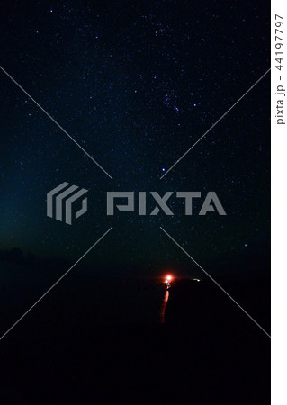 宮古島／夜明の星空 44197797