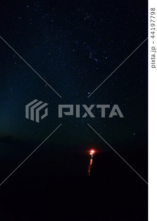 宮古島／夜明の星空 44197798