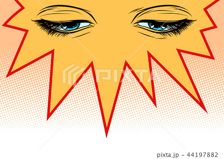 women eyes look down women eyes look down 44197882