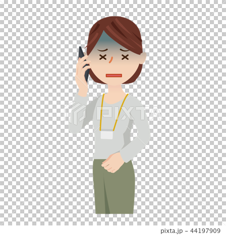 Business Woman Casual Business Woman Smartphone Business Woman Casual Business Woman Smartphone 44197909