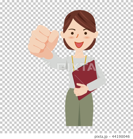 Business Woman Casual Office Casual Staff Business Woman Casual Office Casual Staff 44198046