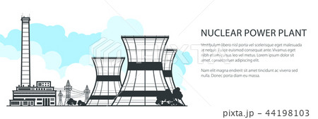 Thermal Power Station Banner 44198103