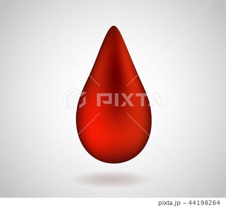 Blood drop vector illustration. Isolated blood Blood drop vector illustration. Isolated blood 44198264