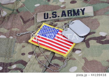 M-16 magazine with ammo on US Army uniform 44199438