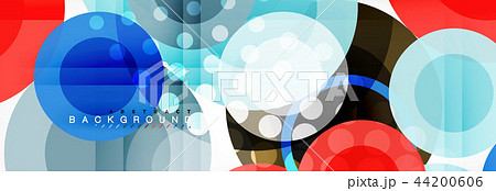 Circle composition abstract background 44200606