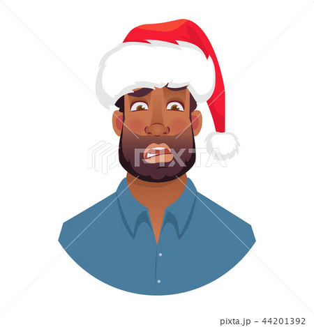 portrait of african man in hat 44201392