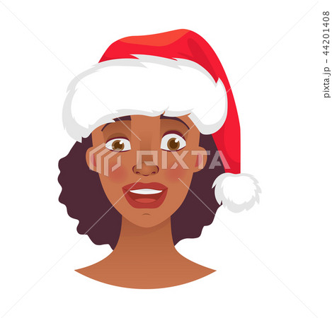 face of African woman in hat face of African woman in hat 44201408