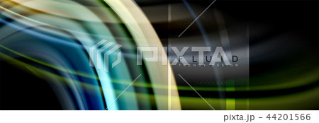Fluid colors abstract background colorful poster, twisted liquid design on black, colorful marble or 44201566