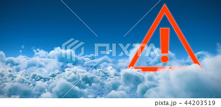 Composite image of exclamation warning sign Composite image of exclamation warning sign 44203519