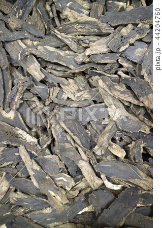 Chinese traditional medicine, close up dry herbs or leaves top view 148 Chinese traditional medicine, close up dry herbs or leaves top view 148 44204760