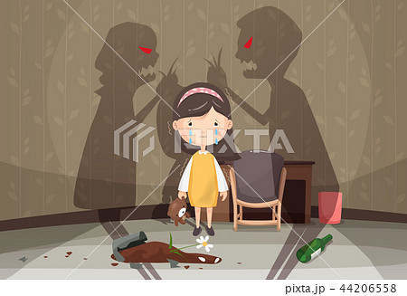 Domestic Violence Awareness Vector Illustration 7 44206558