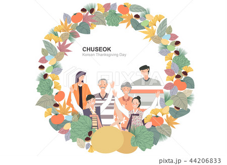 Korean Holiday Promotion Vector Illustration 01 44206833