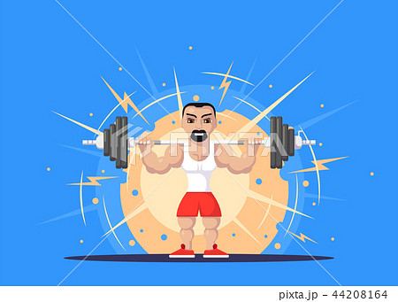 Weight Lifting athlete 44208164