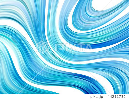 Blue color water Abstract smooth wave. Curve flow motion. Vector illustration Blue color water Abstract smooth wave. Curve flow motion. Vector illustration 44211732