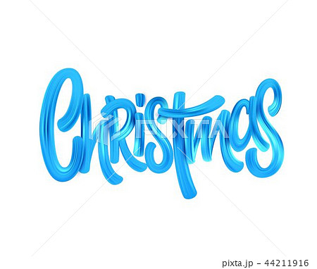 Christmas acrylic paint brush lettering Christmas acrylic paint brush lettering 44211916