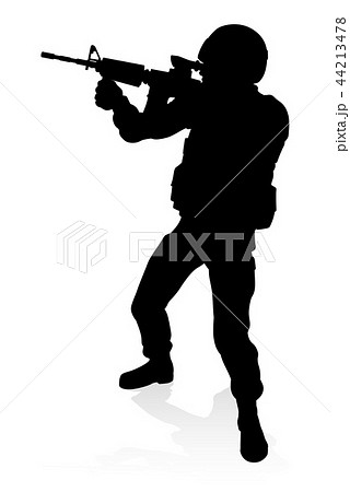 Soldier High Quality Silhouette 44213478