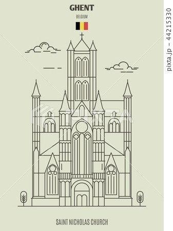 Saint Nicholas Church in Ghent, Belgium.  44215330