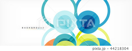 Circle composition abstract background 44218304